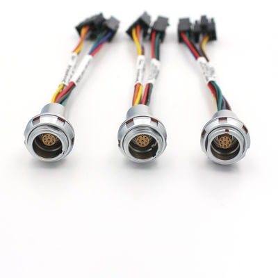 Le harnais de câble fait sur commande PRIENT 0K la série 9 Pin Waterproof Socket Connector