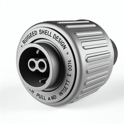 Connecteurs circulaires à traction par poussée de la série 1031F IP68 avec terminaison de soudure