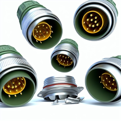 19 connecteur à poussée et traction circulaire de base IP68 étanche à l'eau